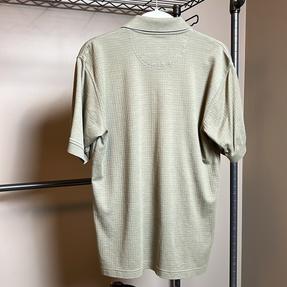 Van Heusen Size Small Men’s Olive Color Short Sleeve Collared Polo Shirt - Picture 2 of 8